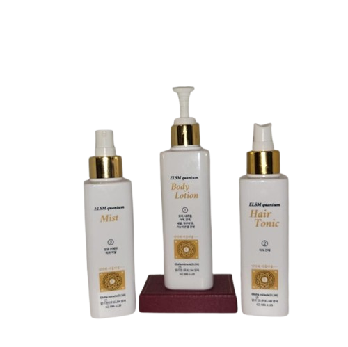 004 - ELSM 양자 화장품 세트(Body lotion / Hair Tonic / Mist) 할인 (ELSM 기적의 양자 화장품)